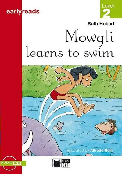 Mowgli learns to swim + CD (Level 2 - Pre-level A1) - Paperback brosat