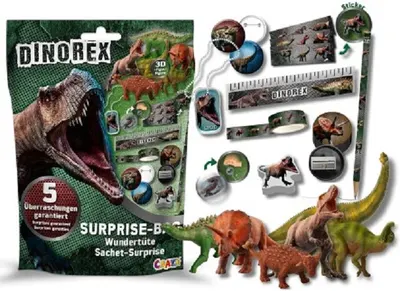 Set joc Craze - Geantă Surpriză, Dinozaur