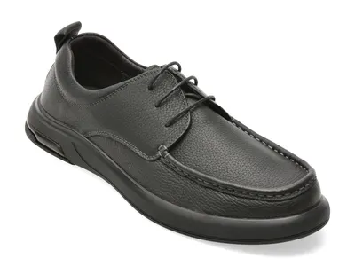 Pantofi OTTER negri, 97791, din piele naturala