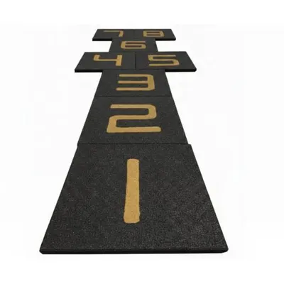 ȘOTRON din dale de cauciuc 500X500X20 mm - Negru