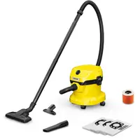 Aspirator Karcher - WD 2 Plus Home, pentru uscat și umed, galben