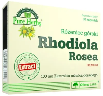 Rhodiola Rosea Premium, 100 mg, 30 capsule, Olimp