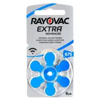 Baterii aparat auditiv Zinc-Aer 675 PR44, 6 Buc. Rayovac