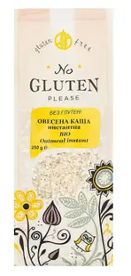 Fulgi de ovăz bio, instant, 250 g, No Gluten Please