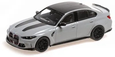 Model de colecție MINICHAMPS Contemporary: Automobile - BMW M3 CS, 2023, Grey Metallic, L.E. 336 pcs.