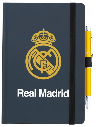 Set agendă cu pix Erik Sports: Football - Real Madrid, format A5