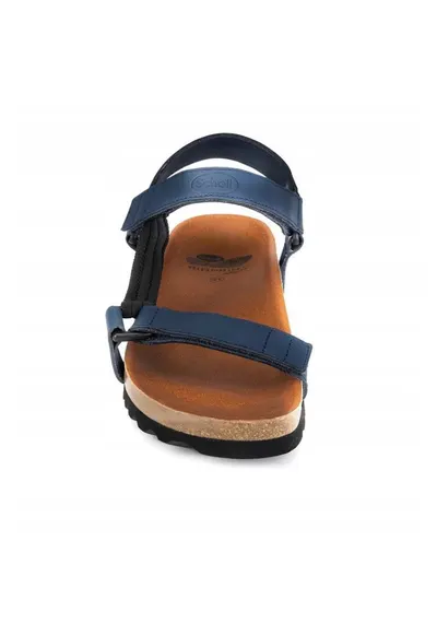 Sandale copii - HEAVEN AD MF230091007 - culoare albastra - piele nabuc