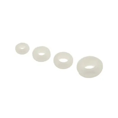Gummi cable gland white mounting hole 8mm inside 6mm