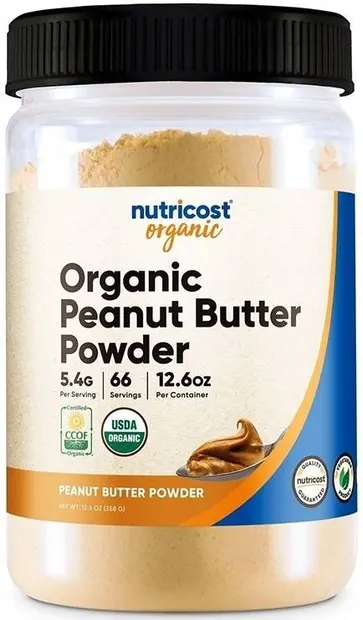 Organic Peanut Butter, 354 g, Nutricost