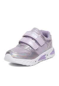 Pantofi copii - fete - violet - din tesatura textila
