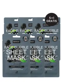 PROMO 5+1 GRATIS Sence Beauty Masca de fata 20 ml Charcoal