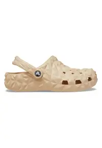 Saboti Classic Geometric Clog - Bej