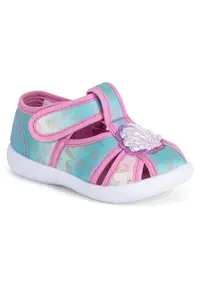 Papuci copii - multicolor - material textil - pentru fete -