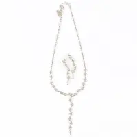Set elegant din 2 piese: colier si cercei