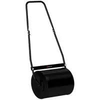 Outsunny Roleu de Gazon Grădină din Oțel cu mâner dim. 47L x 32l x 105H cm lestare Max. 30 L Negru | Aosom Romania