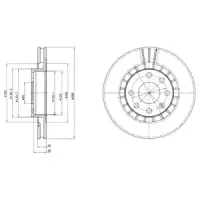 Disc frana DELPHI BG2443