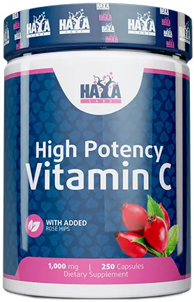 High Potency Vitamin C, 1000 mg, 250 capsule, Haya Labs