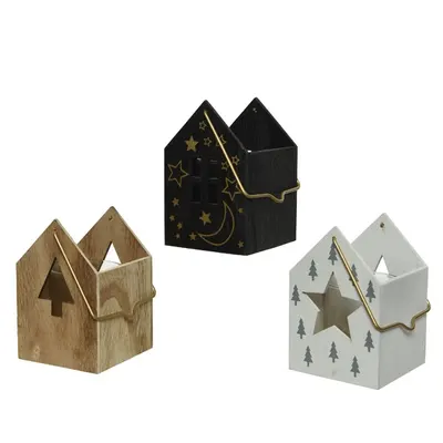 Suport lumanare - House White - Brown - Black- mai multe modele