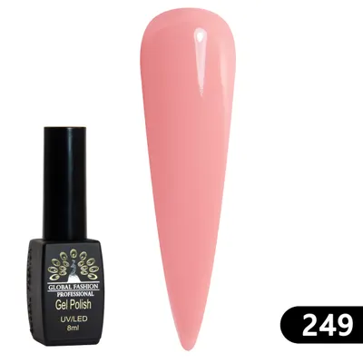 Oja semipermanenta BLACK ELITE, Global Fashion 8ml, 249 Engros