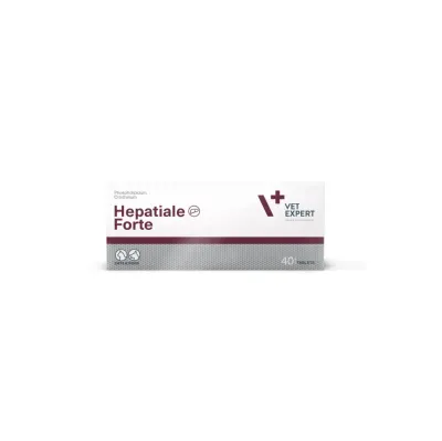 VET EXPERT Hepatiale Forte, supliment sistem hepatic câini, comprimate VET EXPERT Hepatiale Forte, supliment sistem hepatic câini și pisici, cutie, 40 comprimate