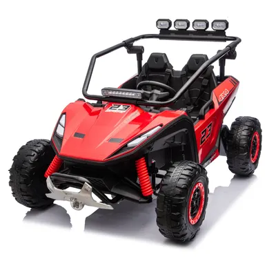 UTV electric pentru 2 copii, Kinderauto Vector Dune-Buggy, 300W, 24V, echipare premium, rosu