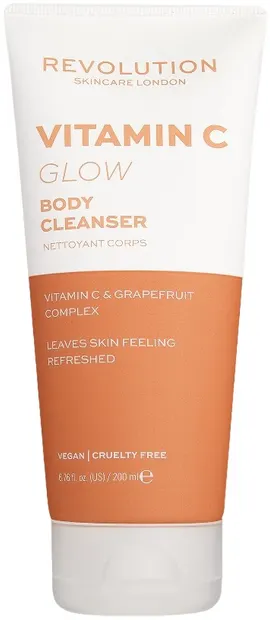 Revolution Skincare Vitamin C Cremă de corp pentru duș, 200 ml
