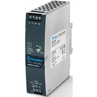 Sursa de alimentare modulara, Finder 78.J1.1.230.2402, 100 - 240VCA, 3,2A, 75W, 24VCC, Tensiune de iesire reglabila intre 24-28 V