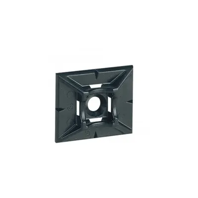 Base - pentru Colring cable ties max. adancime 4.6 mm - self-adhesive - negru