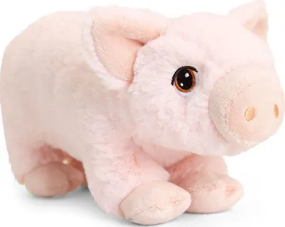 Jucarie ecologica de plus Keel Toys Keeleco - Purcelus, 18 cm