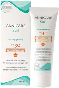 Synchroline Aknicare Cremă de protecție solară pentru ten gras, SPF30, 50 ml