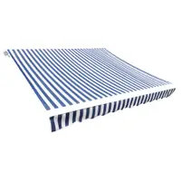 Gossi panza copertina, albastru & alb, 6x3 m (cadrul nu este inclus)