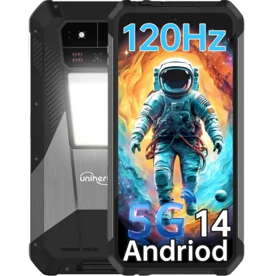 Telefon Unihertz SHARK 3, 5G, Dual SIM, AMOLED 6.73 120Hz, Dimensity 8300, 16GB RAM, 512GB, NFC, 11600mAh, Android 14