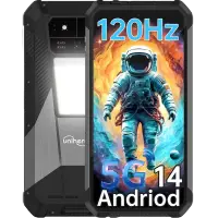 Telefon Unihertz SHARK 3, 5G, Dual SIM, AMOLED 6.73 120Hz, Dimensity 8300, 16GB RAM, 512GB, NFC, 11600mAh, Android 14