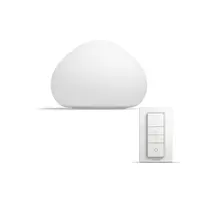 Veioza Philips HUE Wellner Alb bec LED intrerupator dimabil inclus