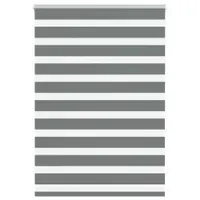 Gossi jaluzea tip zebra gri inchis latime tesatura 95,9 cm poliester
