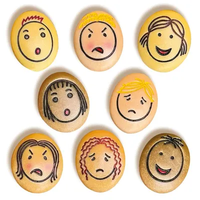 Set 8 pietre educative mari