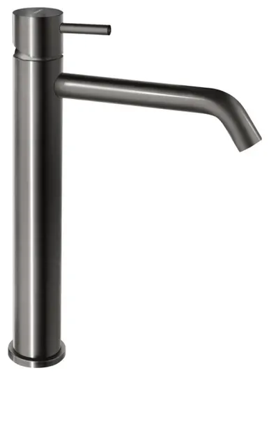 Baterie inalta pentru lavoar 29 cm, gri metalizat, Ferro Ciriculus