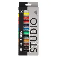 Set Culori in Ulei Phoenix, 12 Tuburi x 12 ml