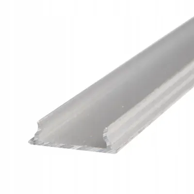 Profil aluminiu pentru banda LED, flexibil, lungime 2 metri, latime 13 mm