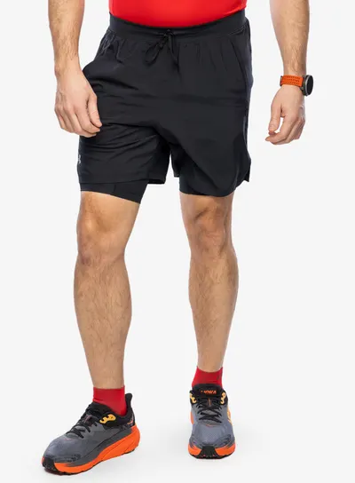 Pantaloni scurți de alergare pentru bărbați Under Armour Launch 7" 2IN1