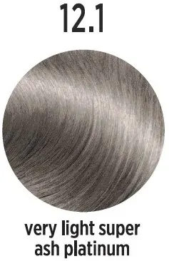 Vopsea de par profesionala ELEMENT 12.1 Very Light Super Ash Platinum 100ml