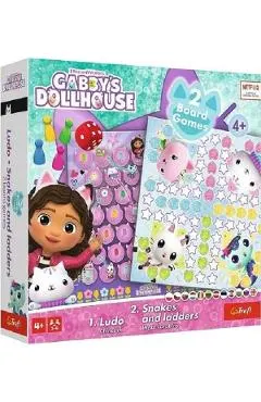 Joc: Serpisori si scari. Gabby’s Dollhouse