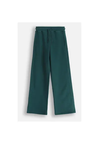Pantaloni evazati - WC5120101MGJ-011 - bumbac - verde