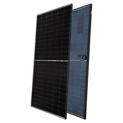Bifacial Half-Cut Solar Panel N-Type 590w, Negru