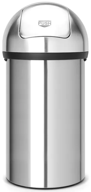Coș de gunoi Brabantia - Push, 60 l, Matt Steel