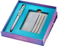 Set pix Sheaffer Expressions - Pearlised Gradient, cu husă pentru carduri