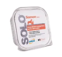 Hrana dietetica monoproteica pentru caini pisici Solo cu somon 300 gr