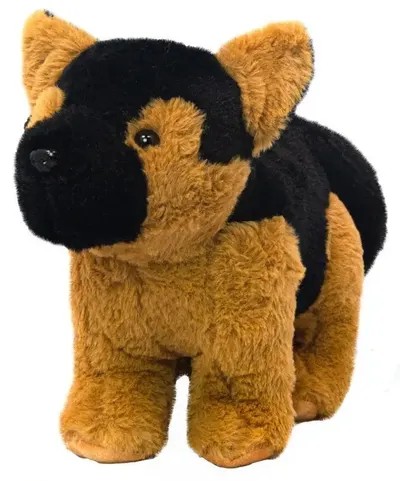 Jucărie de pluș Wild Planet - Câine Ciobănesc German, 25 cm