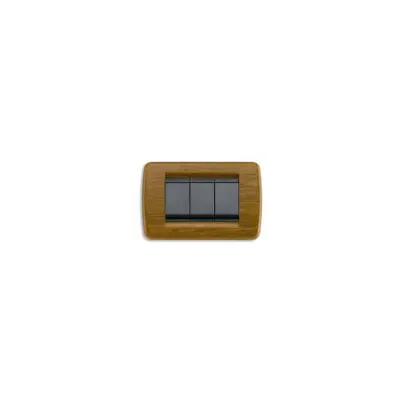 Placa ornament 3 module Rondo Vimar(Idea)wood teak