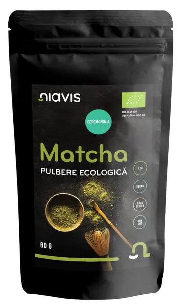 Matcha Pulbere ecologica, 60g, Niavis